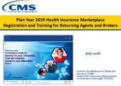 Plan Year 2019 Health Insurance Marketplace Registration and Training for Returning Agents and Brokers - July 2018 - CMS.gov
