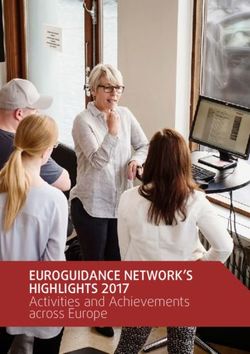 EUROGUIDANCE NETWORK'S HIGHLIGHTS 2017 - Activities and Achievements across Europe