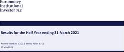 Results for the Half Year ending 31 March 2021 - Andrew Rashbass (CEO) & Wendy Pallot (CFO) 20 May 2021 - Euromoney ...