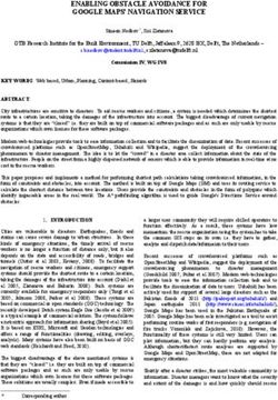 ENABLING OBSTACLE AVOIDANCE FOR GOOGLE MAPS' NAVIGATION SERVICE