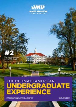 UNDERGRADUATE EXPERIENCE - #2 - INTERNATIONAL STUDY CENTER ISC.JMU.EDU - James Madison University International ...
