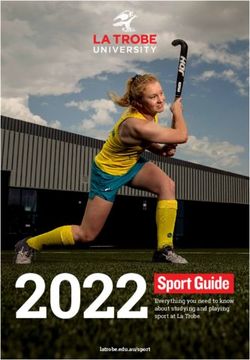 2022 Sport Guide - LA TROBE UNIVERSITY