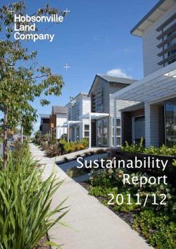 Sustainability Report 2011/12 - Hobsonville Point