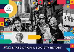 STATE OF CIVIL SOCIETY REPORT - Civicus