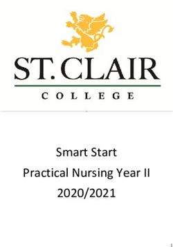 Smart Start Practical Nursing Year II 2020/2021 - St. Clair ...