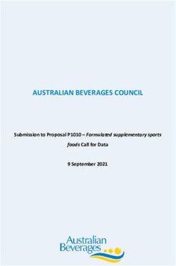 AUSTRALIAN BEVERAGES COUNCIL - Submission to Proposal P1010 - Formulated supplementary sports