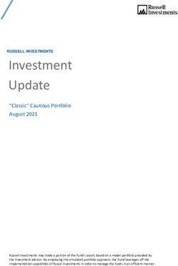 Investment Update "Classic" Cautious Portfolio August 2021 - Russell Investments