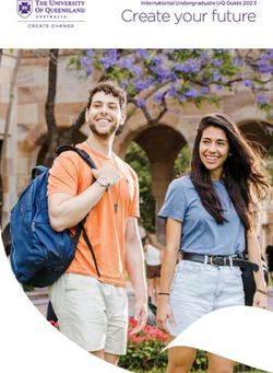 Create your future - International Undergraduate UQ Guide 2023 - THE UNIVERSITY OF QUEENSLAND
