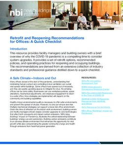 Retrofit and Reopening Recommendations for Offices: A Quick Checklist