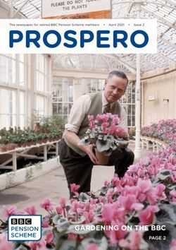 PROSPERO - GARDENING ON THE BBC