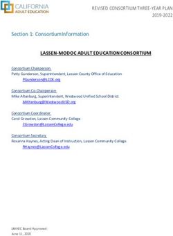 Section 1: Consortium Information - Amazon AWS