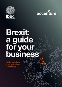 Brexit: a guide for your business - Understanding and navigating uncertainty - Accenture