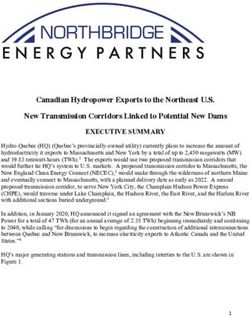 Canadian Hydropower Exports to the Northeast U.S. New Transmission Corridors Linked to Potential New Dams - North American ...