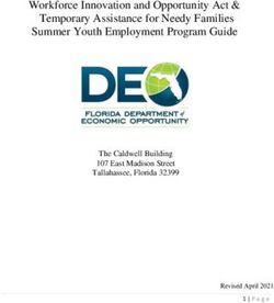 Workforce Innovation and Opportunity Act & Temporary Assistance for Needy Families Summer Youth Employment Program Guide - The Caldwell Building ...
