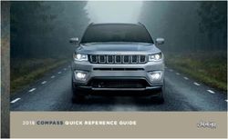 2018 COMPASS QUICK REFERENCE GUIDE - Mopar