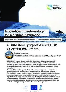 Innovation in meteorology for maritime navigation - CIBM