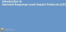 Introduction to Demand Response Load Impact Protocols (LIP) - California Public Utilities Commission
