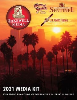 2021 MEDIA KIT STRATEGIC BRANDING OPPORTUNITIES IN PRINT & ONLINE - Los Angeles Sentinel