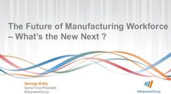 The Future of Manufacturing Workforce - What's the New Next ? - George Kelly Senior Vice President ManpowerGroup - WMEP