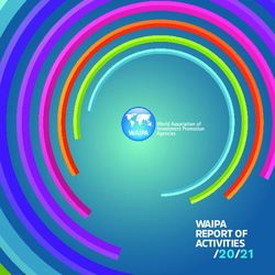 WAIPA REPORT OF ACTIVITIES