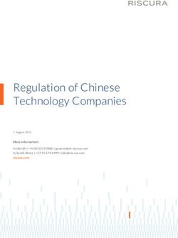 Regulation of Chinese Technology Companies - RisCura