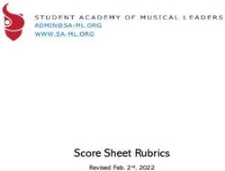 Score Sheet Rubrics Revised Feb. 2nd, 2022