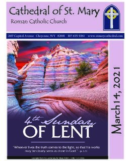 Cathedral of St. Mary - Roman Catholic Church 2107 Capitol Avenue Cheyenne, WY 82001 307-635-9261 www.stmarycathedral.com - Parishes Online