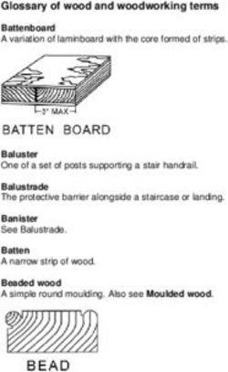 Glossary of wood and woodworking terms Battenboard
