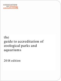 The guide to accreditation of zoological parks and aquariums - 2018 edition