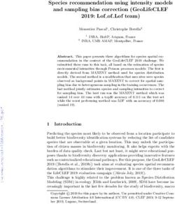Species recommendation using intensity models and sampling bias correction (GeoLifeCLEF 2019: Lof of Lof team)