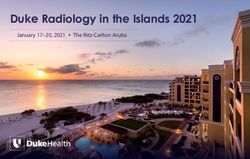 Duke Radiology in the Islands 2021 - January 17-20, 2021 The Ritz-Carlton Aruba