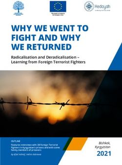 WHY WE WENT TO FIGHT AND WHY WE RETURNED