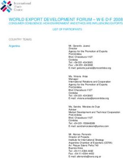 WORLD EXPORT DEVELOPMENT FORUM 2008 - International Trade Centre