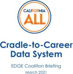 Cradle-to-Career Data System - EDGE Coalition Briefing March 2021 - California Competes