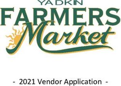 2021 Vendor Application - Yadkin Farmers Market