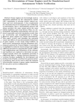 On Determinism of Game Engines used for Simulation-based Autonomous Vehicle Verification