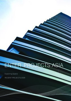 ENTER PROJECTS ASIA RECENT PROJECTS 2020 - Exploring Space