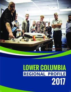 2017 LOWER COLUMBIA REGIONAL PROFILE - Lower Columbia Initiatives Corporation