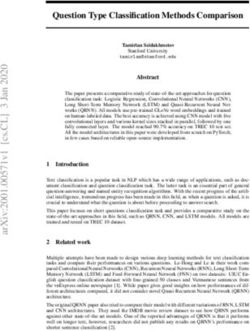 Question Type Classification Methods Comparison