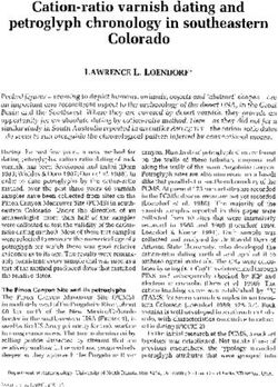Cation-ratio varnish dating and petroglyph chronology in southeastern Colorado
