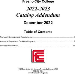 Catalog Addendum 2022-2023 - Fresno City College - 2022-2023 Catalog Addendum