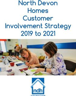 North Devon Homes Customer Involvement Strategy 2019 to 2021