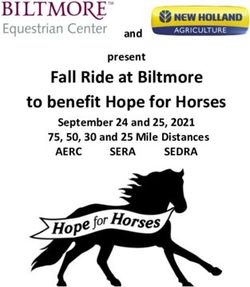 Fall Ride at Biltmore to benefit Hope for Horses - SERA and present September 24 and 25, 2021 75, 50, 30 and 25 Mile Distance s AERC