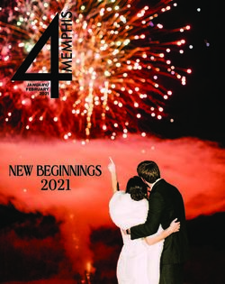2021 NEW BEGINNINGS - JANUARY/ FEBRUARY 2021