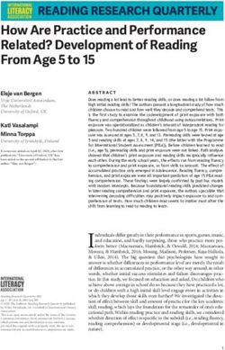 How Are Practice and Performance Related? Development of Reading From Age 5 to 15 - Elsje van Bergen