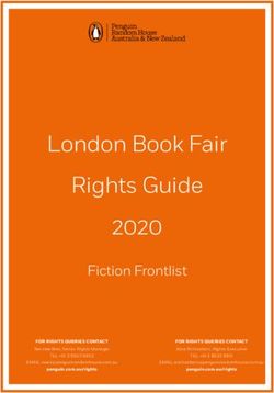 London Book Fair Rights Guide 2020 - Fiction Frontlist - Penguin Books Australia