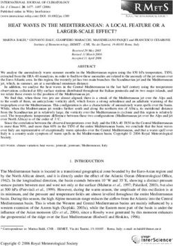 HEAT WAVES IN THE MEDITERRANEAN: A LOCAL FEATURE OR A LARGER-SCALE EFFECT?