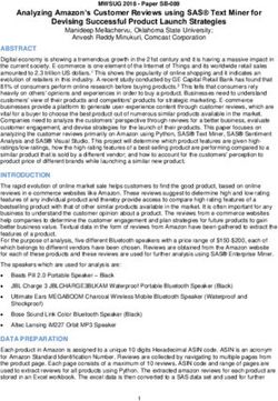 Analyzing Amazon's Customer Reviews using SAS Text Miner for