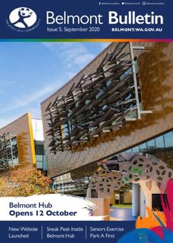 Belmont Bulletin - Opens 12 October Belmont Hub - City of Belmont