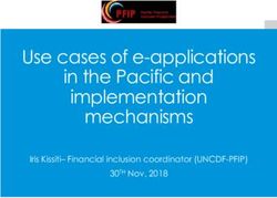 Use cases of e-applications in the Pacific and implementation mechanisms - Iris Kissiti-Financial inclusion coordinator (UNCDF-PFIP) - ITU
